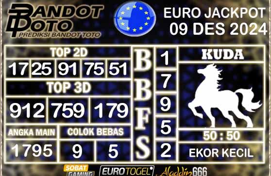 Prediksi Togel Euro Pools 09 DESEMBER 2024