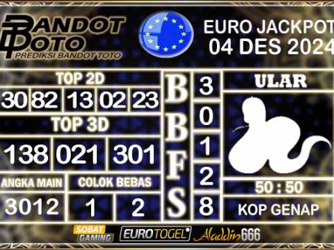 Prediksi Togel Euro Pools 04 DESEMBER 2024