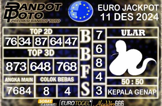 Prediksi Togel Euro Pools 11 DESEMBER 2024