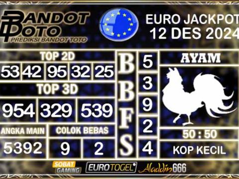 Prediksi Togel Euro Pools 12 DESEMBER 2024