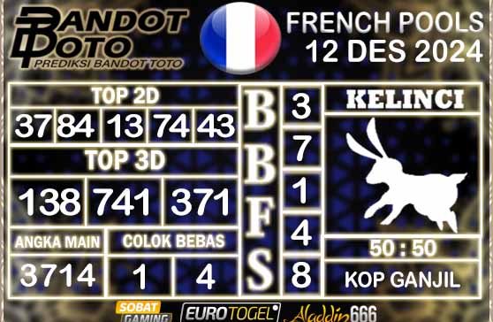 Prediksi Togel Prancis Pools 12 DESEMBER 2024