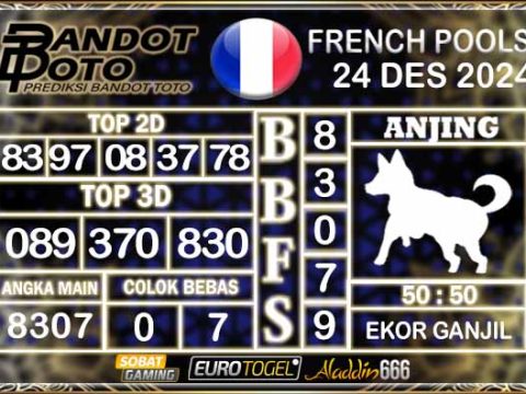 Prediksi Togel Prancis Pools 24 DESEMBER 2024