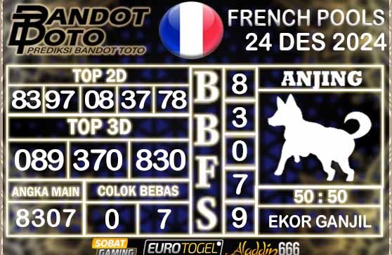 Prediksi Togel Prancis Pools 24 DESEMBER 2024