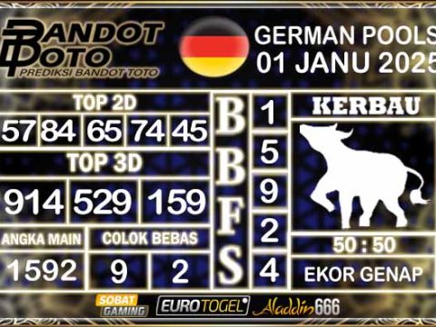 Prediksi Togel German Pools 01 JANUARY 2025