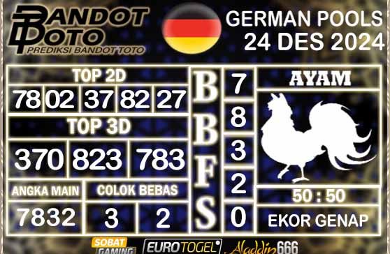 Prediksi Togel German Pools 24 DESEMBER 2024