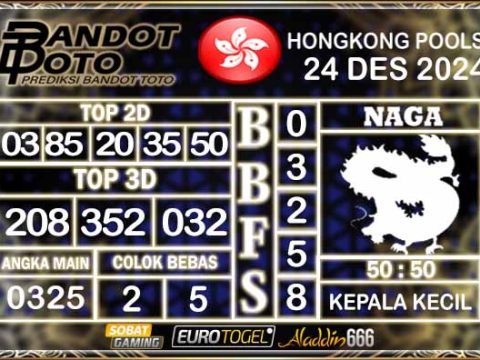 Prediksi Togel Hongkong Pools 24 DESEMBER 2024