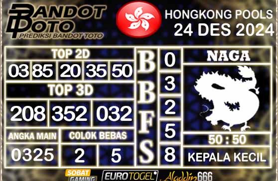 Prediksi Togel Hongkong Pools 24 DESEMBER 2024