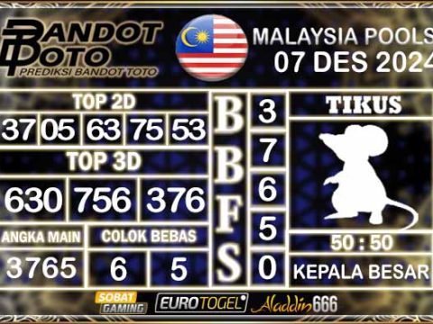 Prediksi Togel Malaysia 07 DESEMBER 2024