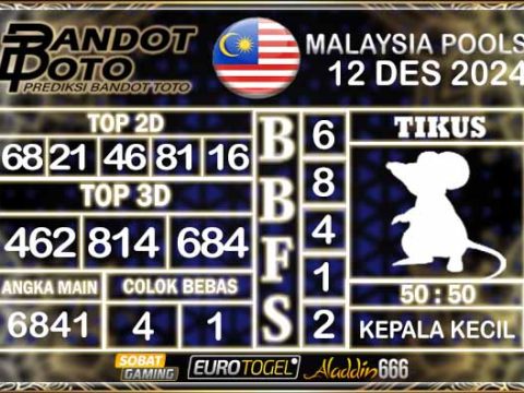 Prediksi Togel Malaysia 12 DESEMBER 2024