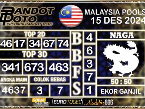 Prediksi Togel Malaysia 15 DESEMBER 2024