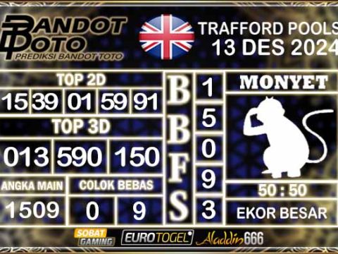 Prediksi Togel Trafford Pools 13 DESEMBER 2024