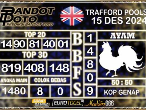 Prediksi Togel Trafford Pools 15 DESEMBER 2024