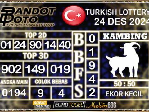 Prediksi Togel Turki Pools 24 DESEMBER 2024