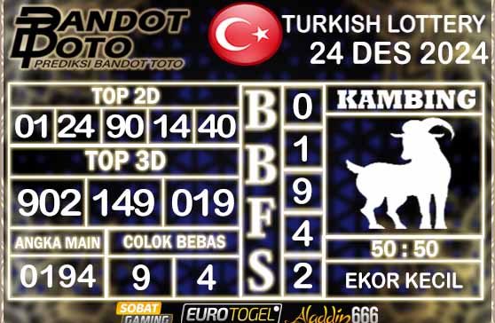 Prediksi Togel Turki Pools 24 DESEMBER 2024