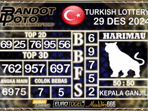 Prediksi Togel Turki Pools 29 DESEMBER 2024