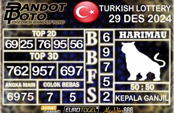 Prediksi Togel Turki Pools 29 DESEMBER 2024