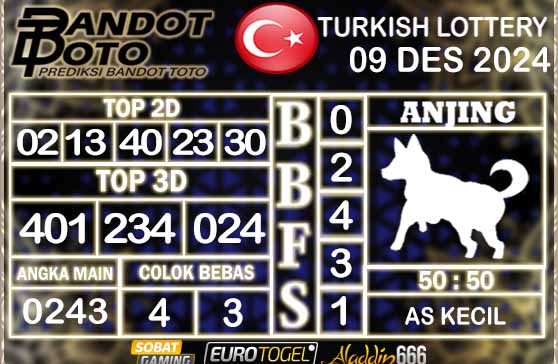 Prediksi Togel Turki Pools 09 DESEMBER 2024