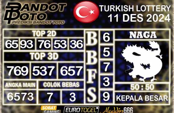 Prediksi Togel Turki Pools 11 DESEMBER 2024