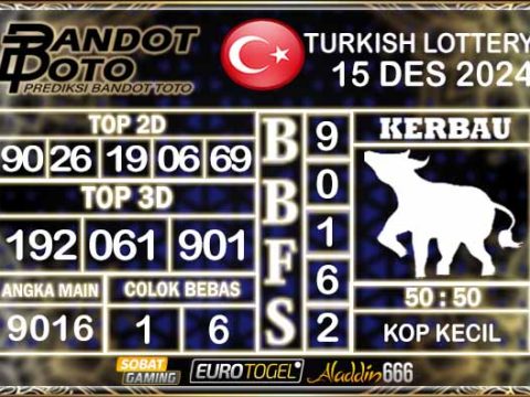 Prediksi Togel Turki Pools 15 DESEMBER 2024