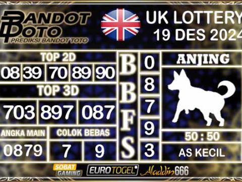 Prediksi Togel UK6D Lottery 19 DESEMBER 2024