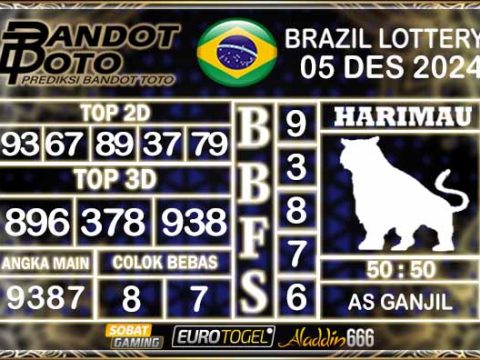 Prediksi Togel Brazil Pools 05 DESEMBER 2024