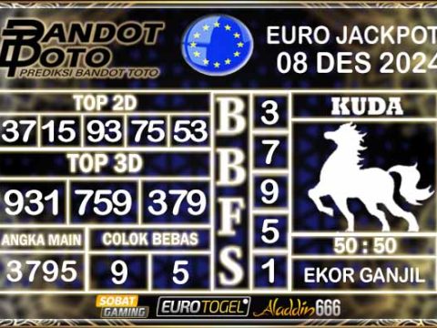 Prediksi Togel Euro Pools 08 DESEMBER 2024