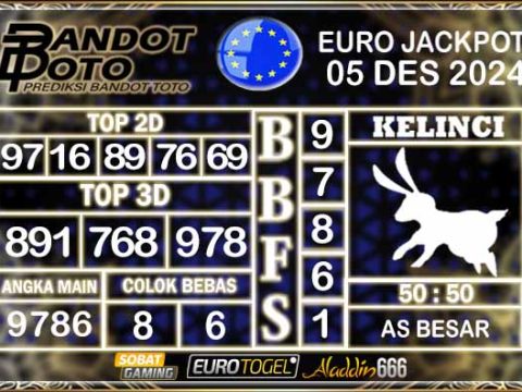 Prediksi Togel Euro Pools 05 DESEMBER 2024