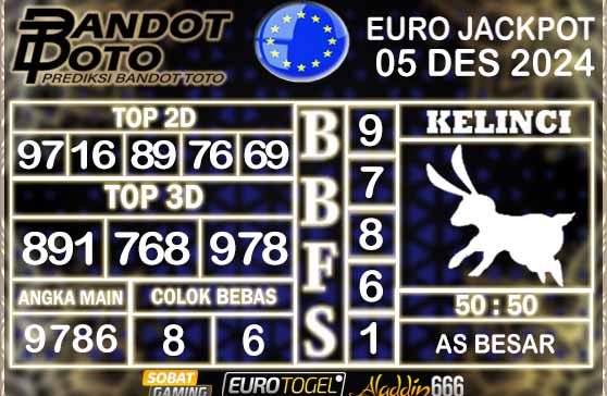 Prediksi Togel Euro Pools 05 DESEMBER 2024