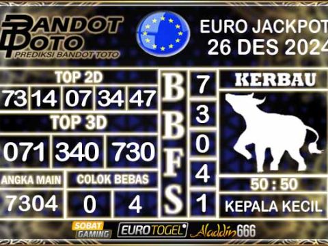 Prediksi Togel Euro Pools 26 DESEMBER 2024