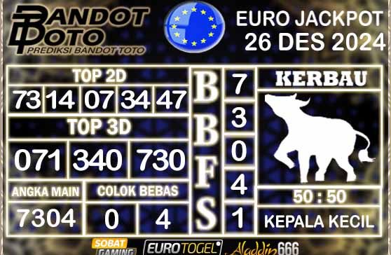 Prediksi Togel Euro Pools 26 DESEMBER 2024