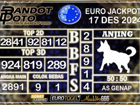 Prediksi Togel Euro Pools 17 DESEMBER 2024