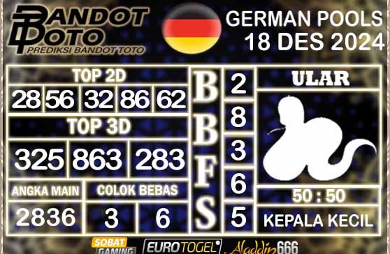 Prediksi Togel German Pools 18 DESEMBER 2024