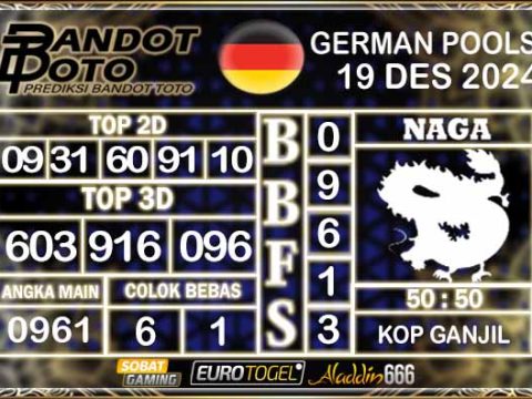 Prediksi Togel German Pools 19 DESEMBER 2024