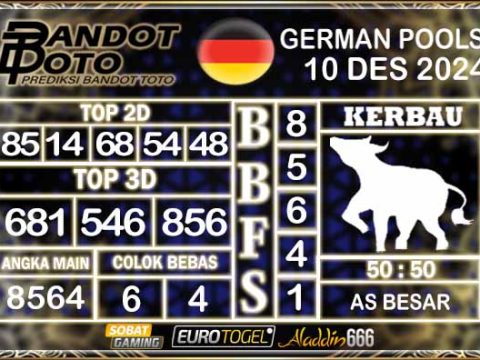 Prediksi Togel German Pools 10 DESEMBER 2024