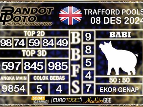 Prediksi Togel Trafford Pools 08 DESEMBER 2024