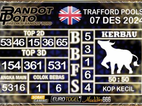 Prediksi Togel Trafford Pools 07 DESEMBER 2024