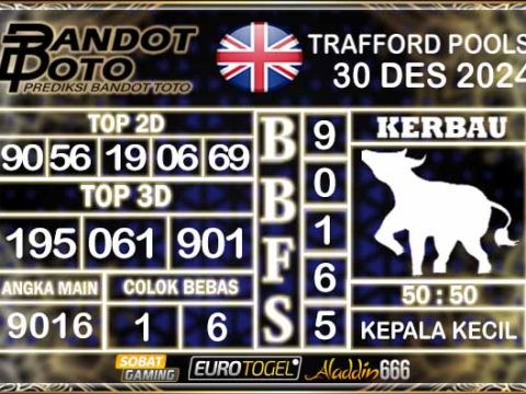 Prediksi Togel Trafford Pools 30 DESEMBER 2024