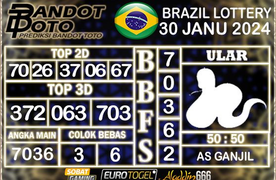 Prediksi Togel Brazil Pools 30 JANUARY 2025