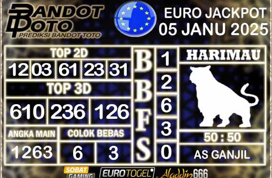 Prediksi Togel Euro Pools 05 JANUARY 2025