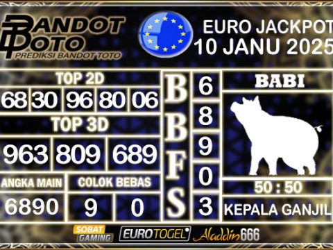 Prediksi Togel Euro Pools 10 JANUARY 2025