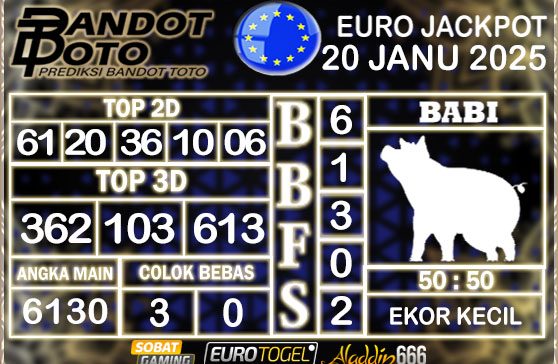 Prediksi Togel Euro Pools 20 JANUARY 2025