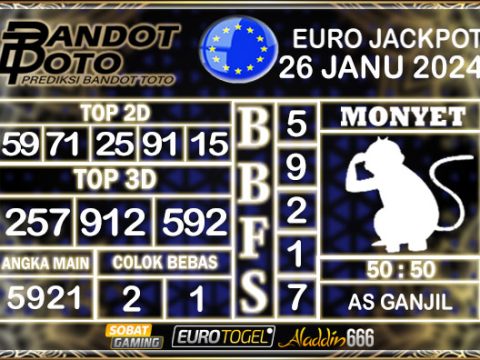 Prediksi Togel Euro Pools 26 JANUARY 2025