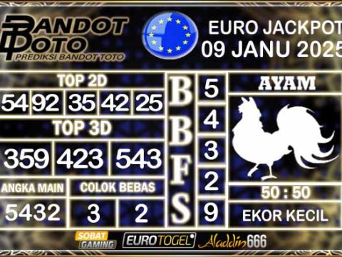 Prediksi Togel Euro Pools 09 JANUARY 2025