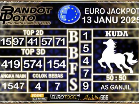 Prediksi Togel Euro Pools 13 JANUARY 2025