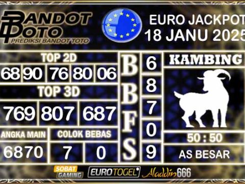 Prediksi Togel Euro Pools 18 JANUARY 2025