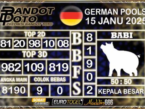 Prediksi Togel German Pools 15 JANUARY 2025