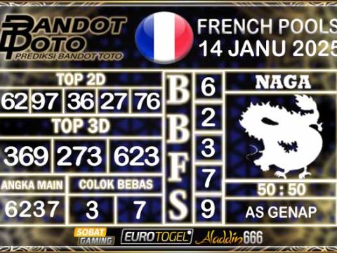 Prediksi Togel Prancis Pools 14 JANUARY 2025