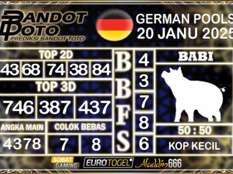 Prediksi Togel German Pools 20 JANUARY 2025