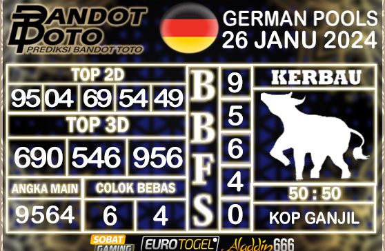 Prediksi Togel German Pools 26 JANUARY 2025