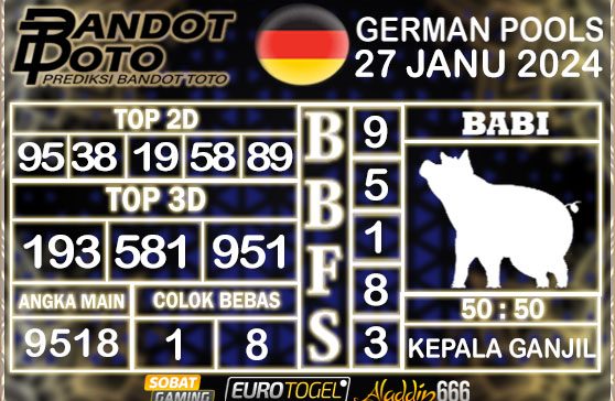 Prediksi Togel German Pools 27 JANUARY 2025